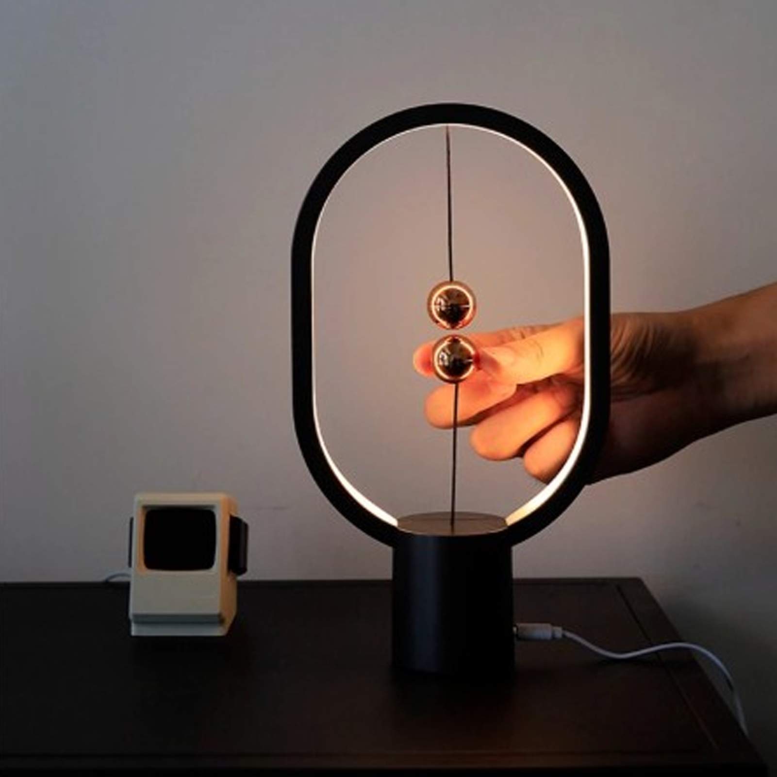 Atyhao Heng Magnetic Levitation Balance Lamp - Smart LED Floating Night Light for Home, Dorm, Office Desk | Creative Birthday Gift & Modern Decor | Perfect for Bedroom, Study, and Relaxation
