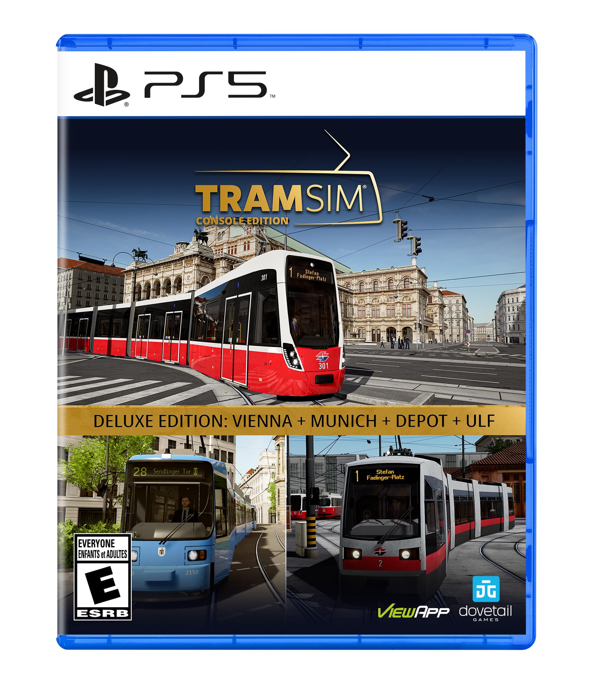 TramSim Deluxe Edition for PS5 - Realistic Tram Driving Simulation Game | Perfect for Train Enthusiasts & Simulation Gamers | Experience Urban Transport in Stunning Detail