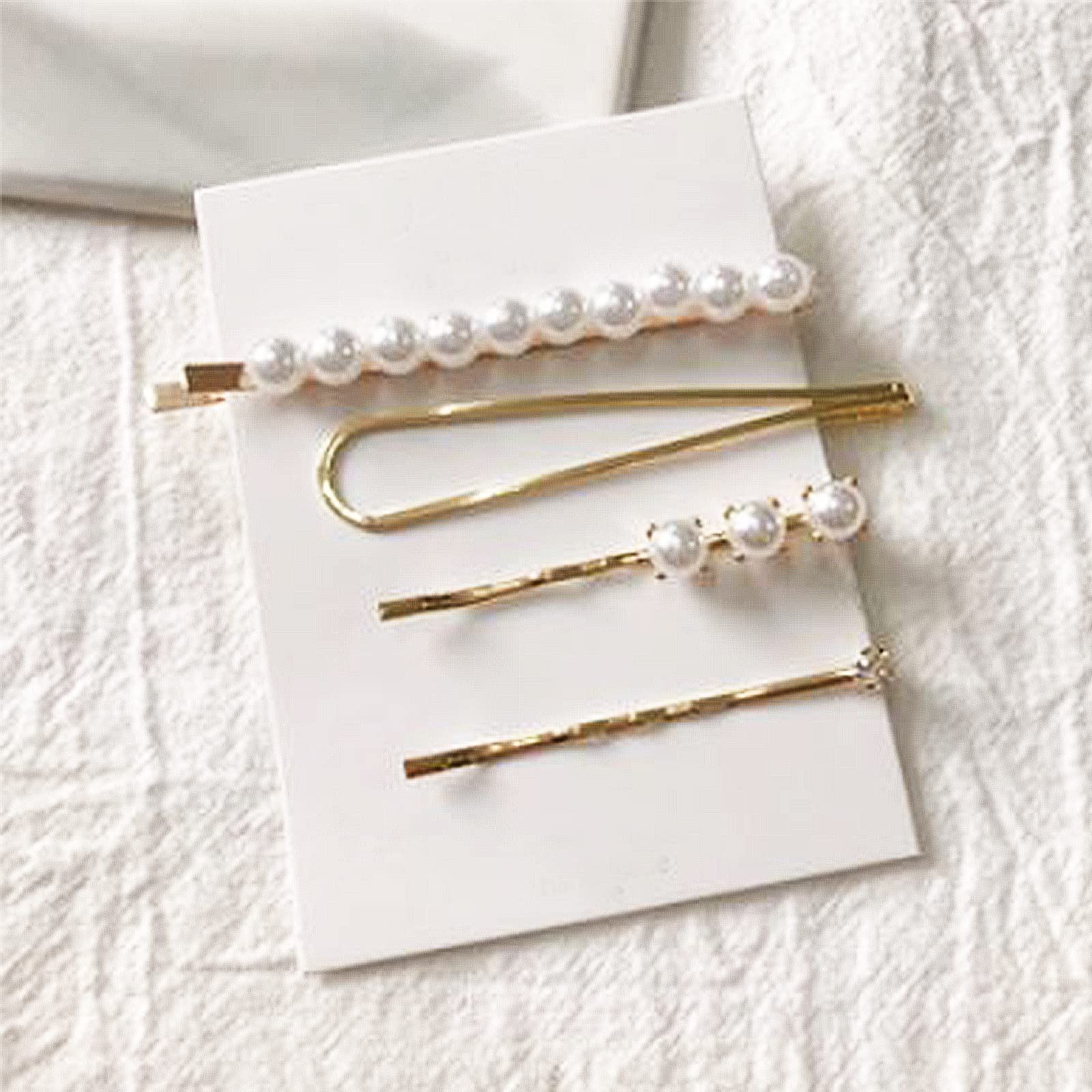 Joker & Witch Danalyn Set of 4 Gold Hair Pins - Elegant Hair Accessories for Women, Bridal Hair Clips, Cosplay Costume Jewelry, Halloween Party Hair Decorations