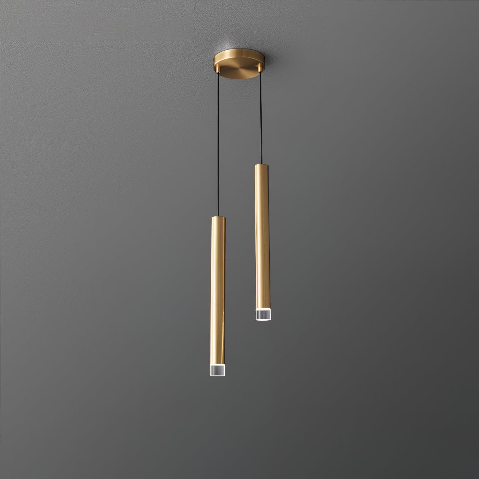 Elegant Hanging Pendant Lamp with LED Candle Lights - Perfect for Bedroom, Living Room, and Dining Room Decor