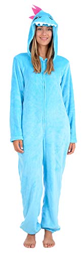 Body Candy Women's Plush Animal Hood Onesie Pajamas - Soft Fleece Adult Animal Costume for Halloween, Christmas & Cozy Loungewear