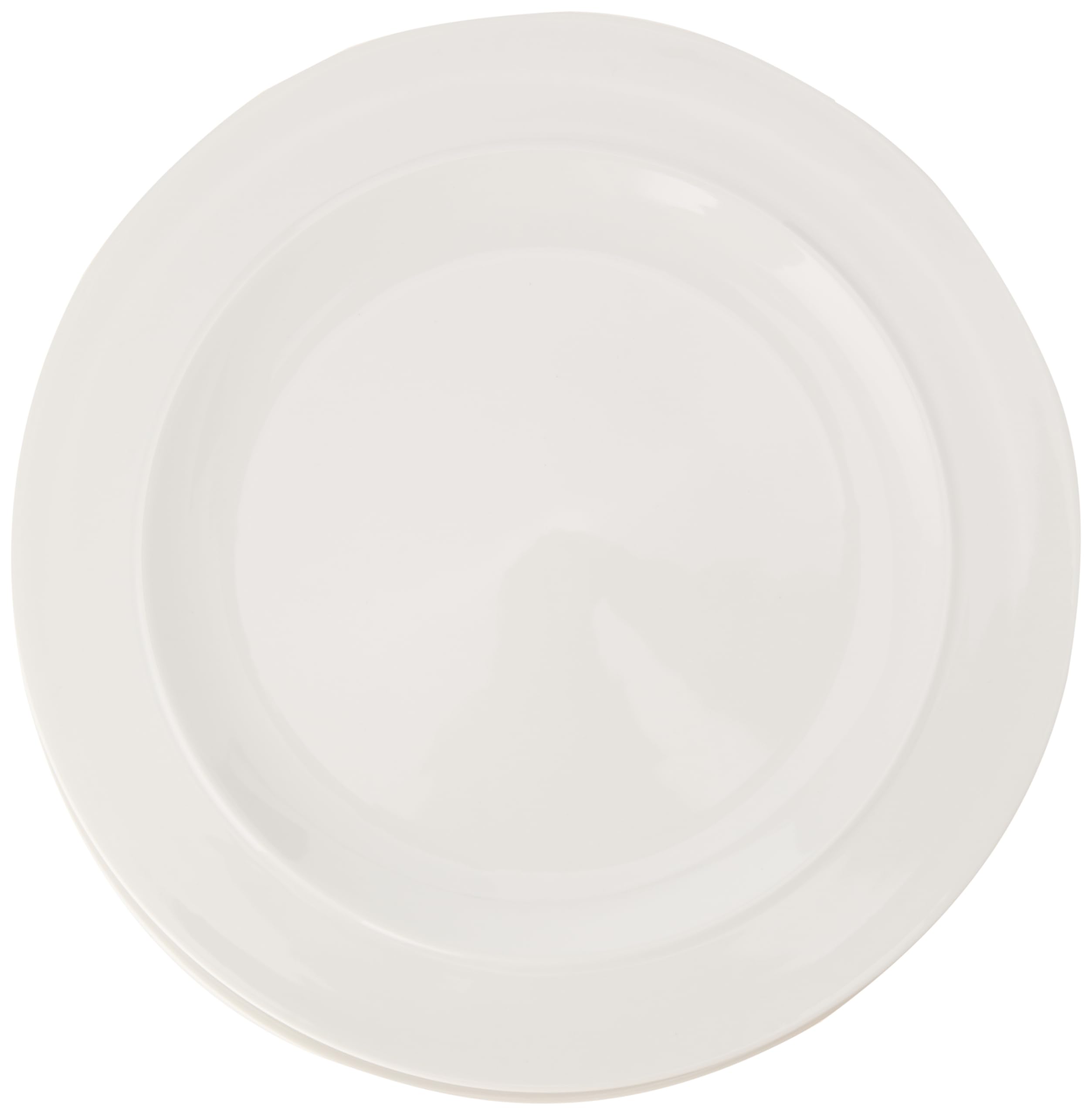 Denby White Porcelain Dinner Plates Set of 2 - 29cm Large Plates, Dishwasher & Microwave Safe, Chip & Crack Resistant Glazed Tableware - Perfect for Everyday Dining, Dinner Parties & Restaurant Use