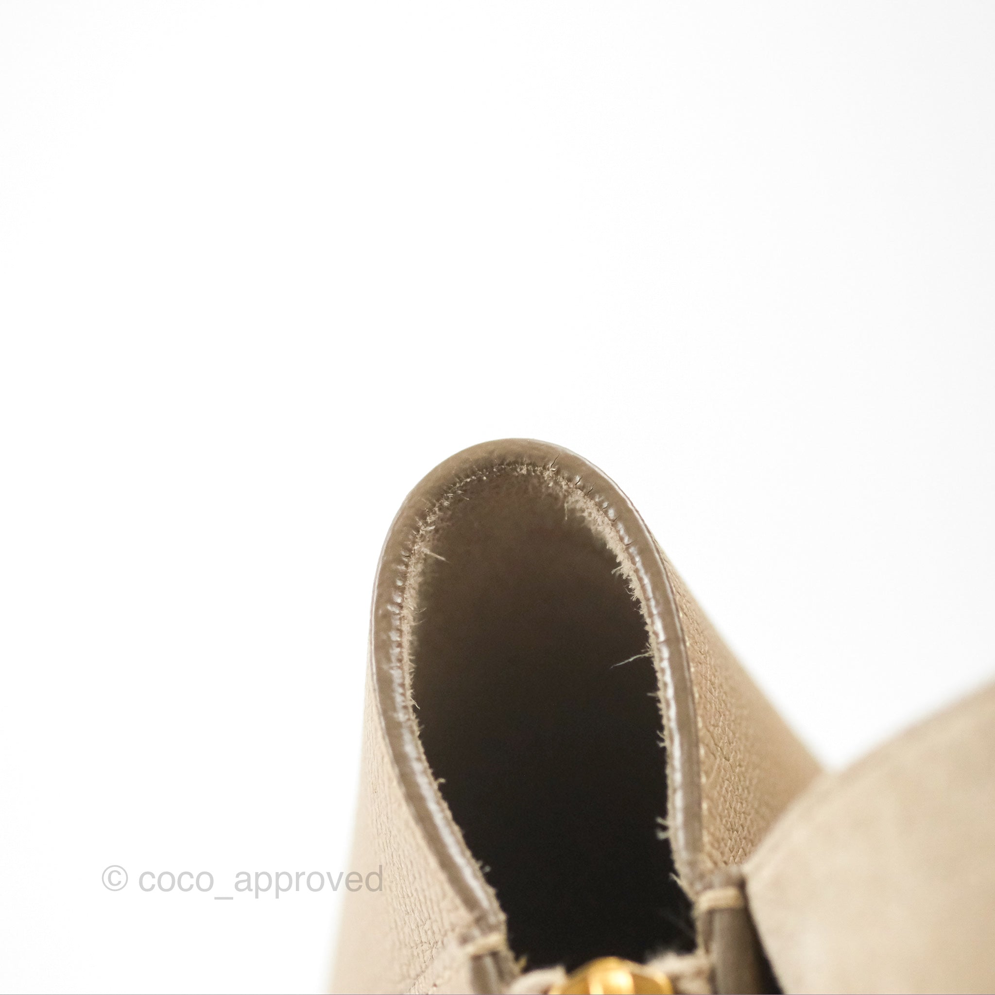 Celine Nano Belt Bag in Light Taupe Grained Calfskin with Gold Hardware - Perfect for Everyday Use, Work & Travel