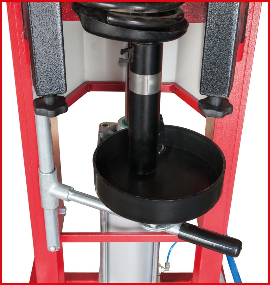 KS TOOLS 500.8800 Professional Spring Compressor for Automotive Repair - Max 10 Bar Pressure, Universal Fit - Ideal for Suspension & Valve Spring Maintenance