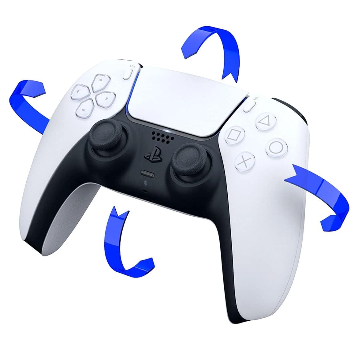 PlayStation 5 DualSense Wireless Controller - White (Renewed) | Official PS5 Gamepad with Haptic Feedback & Adaptive Triggers | Perfect for Gaming, Streaming & VR Play