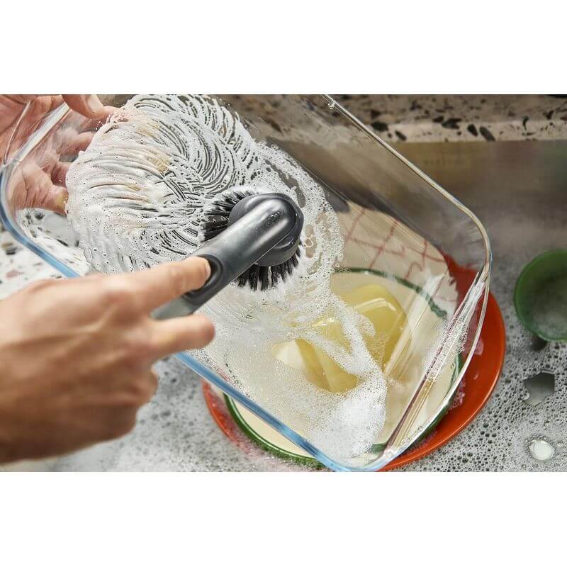 Joseph Joseph SinkTech Soap Dispensing Dish Brush with Replaceable Head - Perfect for Kitchen Sink Cleaning, Dish Washing & Household Chores