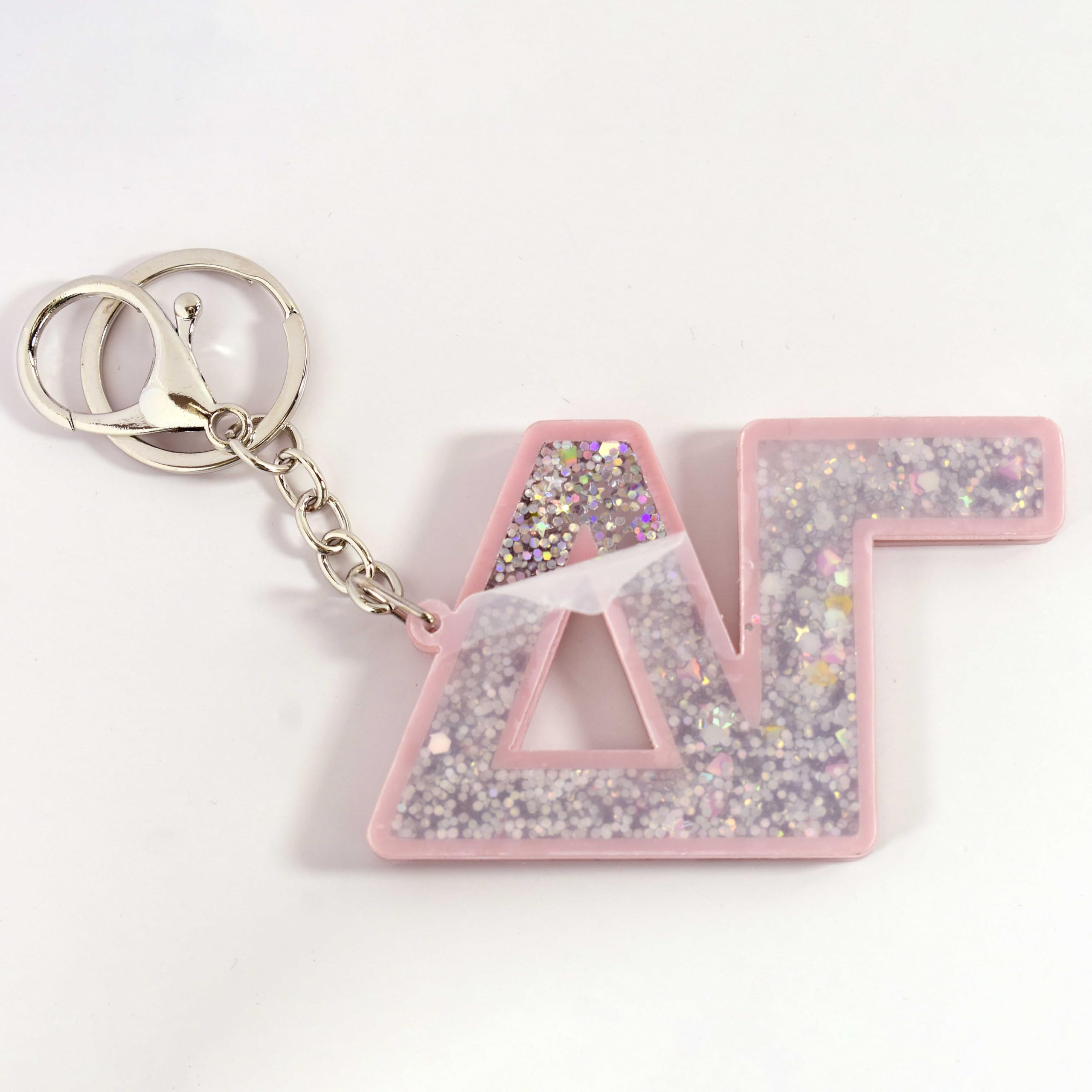 Theta Phi Alpha Sorority Keychain with Glitter - Greek Letter Accessory for Sisters, Gifts & College Events - Perfect for Backpacks, Keys & Sorority Merch