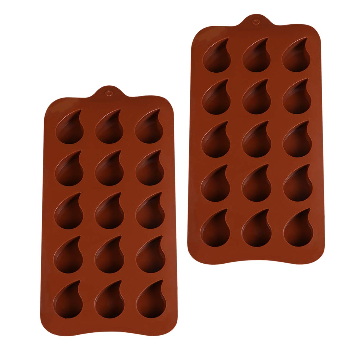 Cabilock 2-Piece Silicone Clay & Candy Mold Set - Chocolate, Gummy, Soap, Crayon Molds - Reusable Baking Ice Cube Tray for DIY Candies, Jelly, Polymer Clay - Perfect for Festivals, Home Baking & Kids Crafts