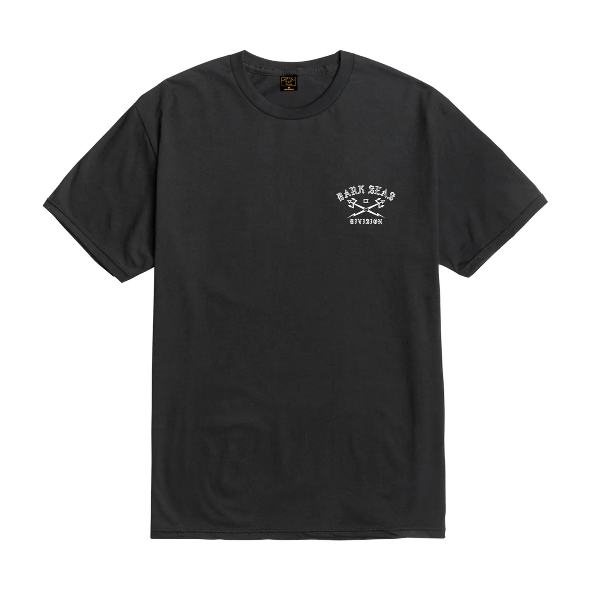 Dark Seas Headmaster Gravel Men's Short Sleeve T-Shirt - Black | Casual Streetwear & Summer Fashion for Everyday Wear