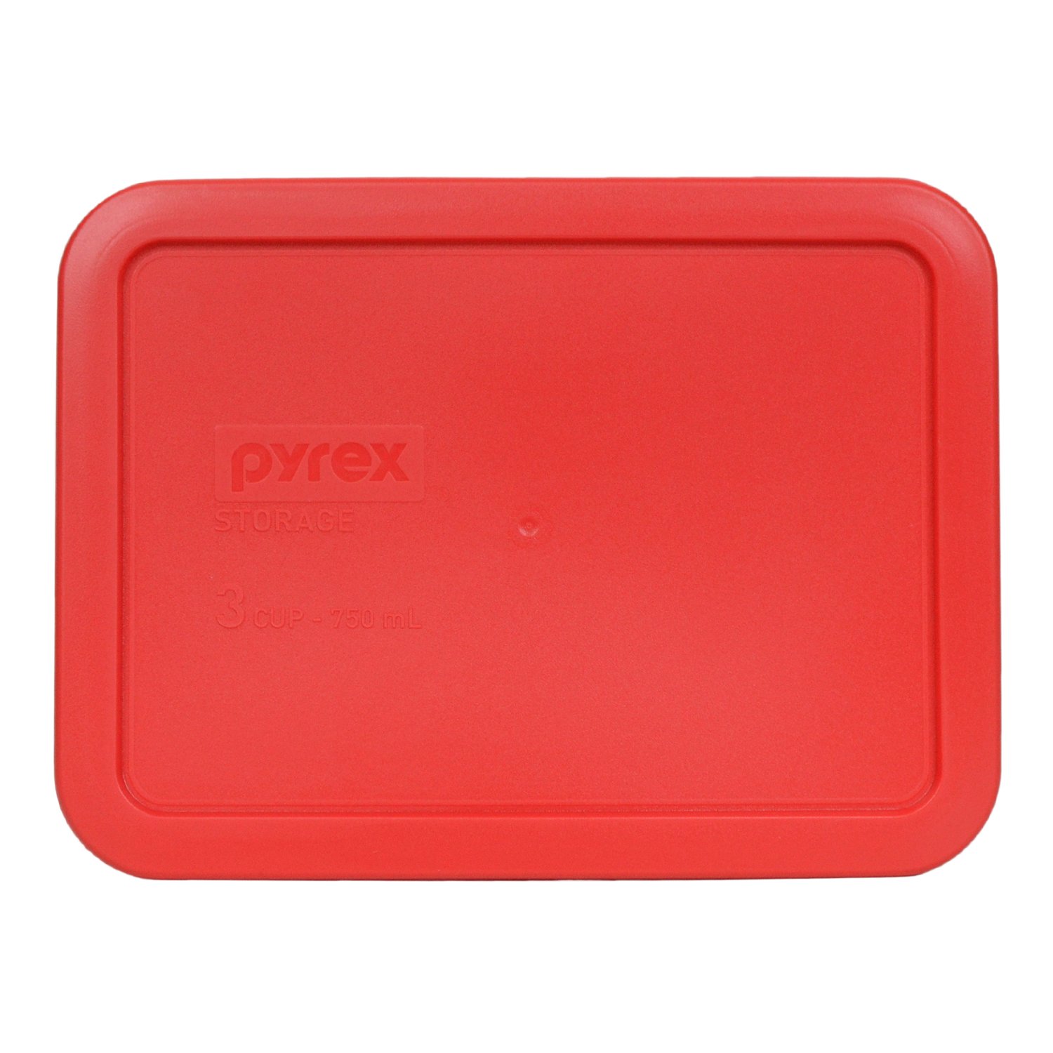 Pyrex 1 Cup, 2 Cup, 3 Cup & 4 Cup Red Replacement Food Storage Lids (Set of 12) - Airtight Kitchen Containers for Meal Prep, Leftovers & Pantry Organization - Made in USA
