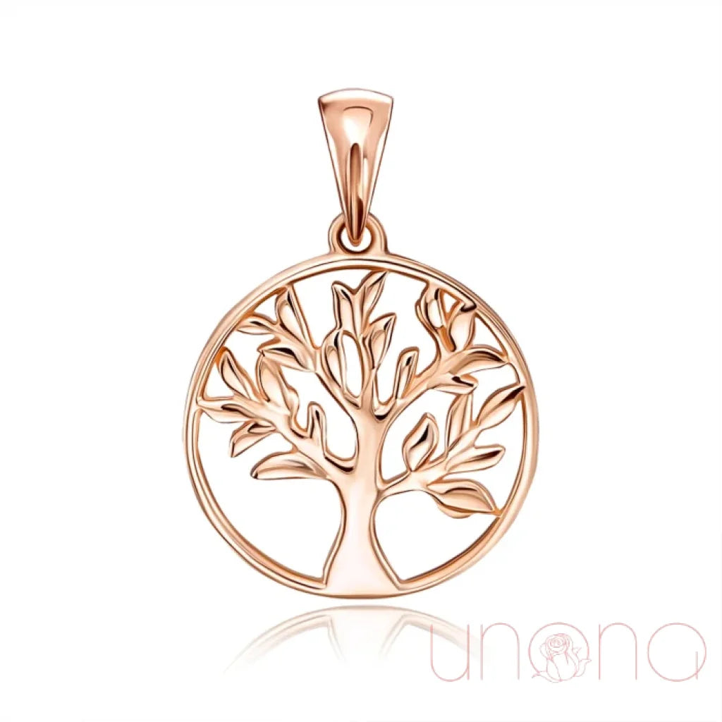 Tree of Life Gold Heart Pendant Necklace - 14K Gold Plated Spiritual Jewelry for Women - Perfect for Everyday Wear, Gift Giving & Special Occasions