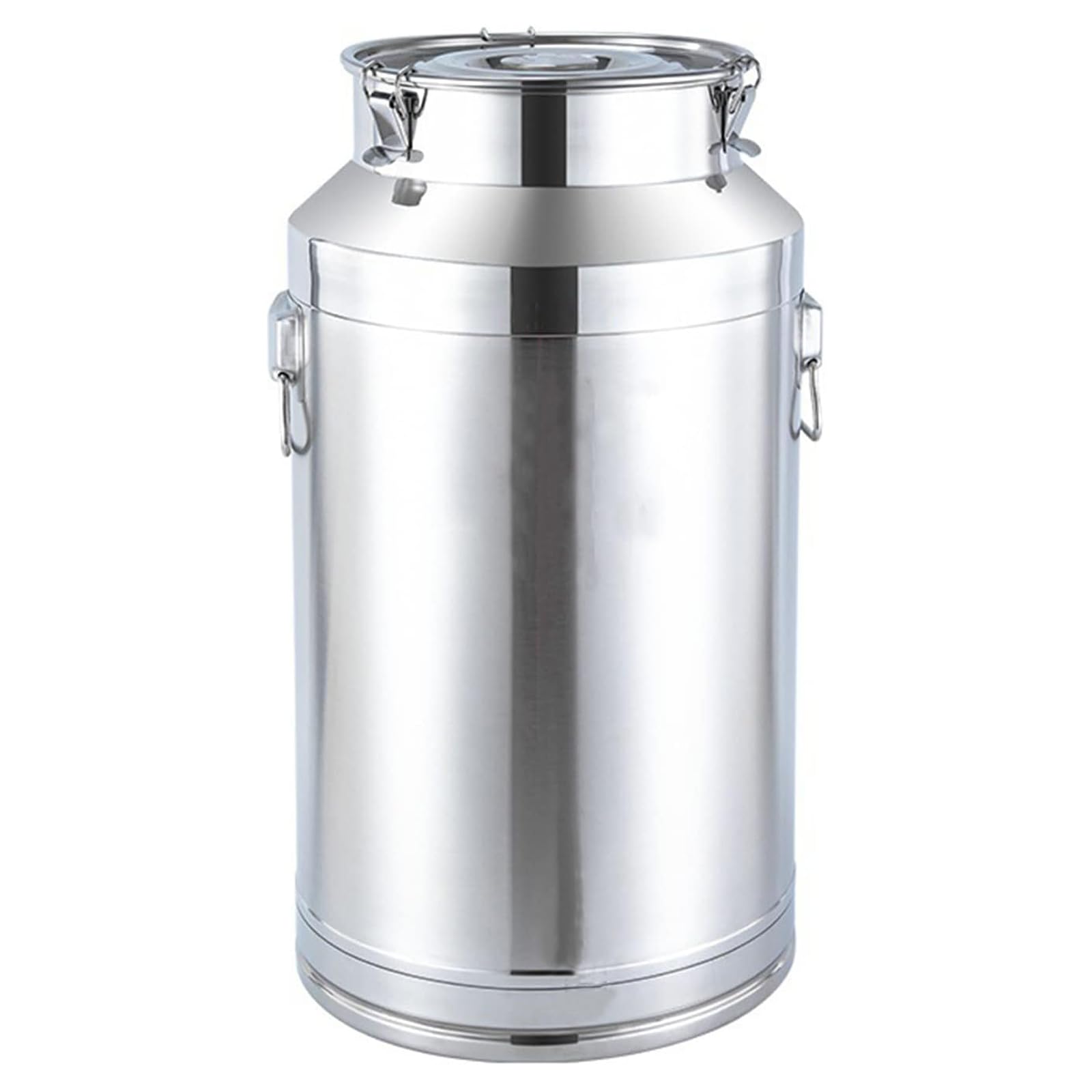 Stainless Steel Milk Can with Sealed Lid & Handle - 5-100L Food Grade Liquid Storage Container for Milk, Wine, Oil (88L) | Ideal for Dairy Farms, Breweries, Restaurants & Home Kitchen Use