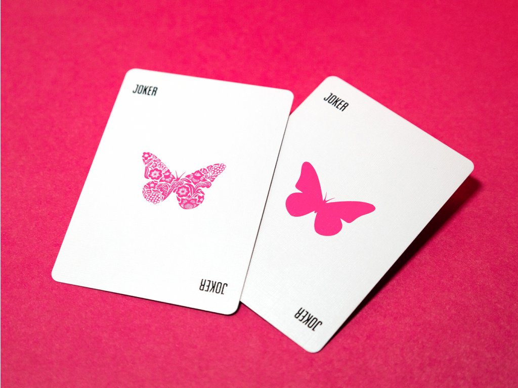 Butterfly Workers Playing Cards - Pink Edition | Premium Quality Poker Cards for Adults & Teens | Perfect for Game Nights, Parties & Magic Tricks