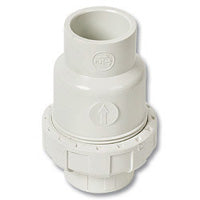 20mm PVC Single Union Swing Check Valve Female SWJ - High-Quality Backflow Preventer for Water, Air, and Chemical Applications - Perfect for Plumbing, Irrigation, and Industrial Systems
