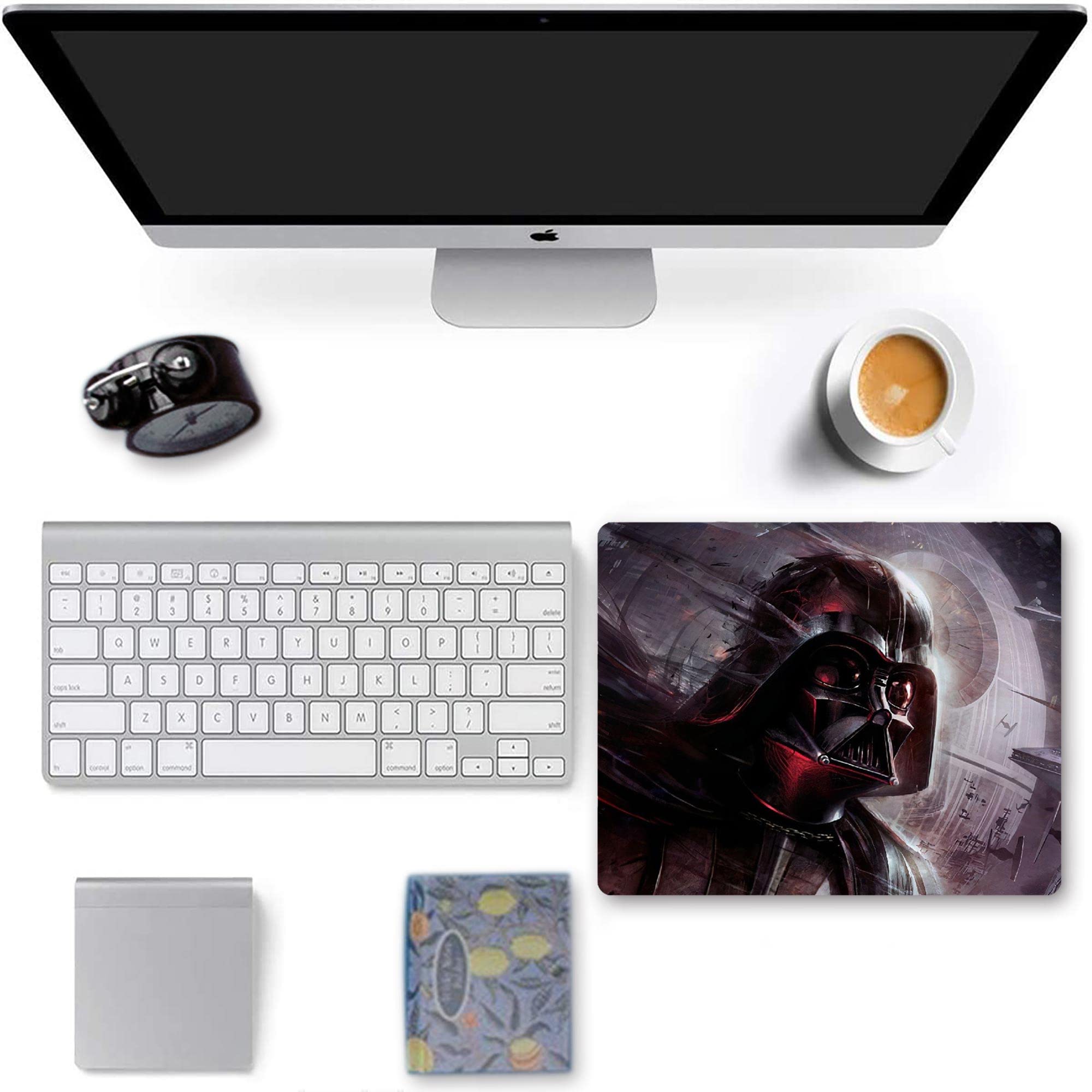 Premium Gaming Mouse Pad - Non-Slip Black Warrior Design for Wireless Mouse, Laptop & Desk Accessories | Large Computer Mousepad for Office, Gaming & Home Decor