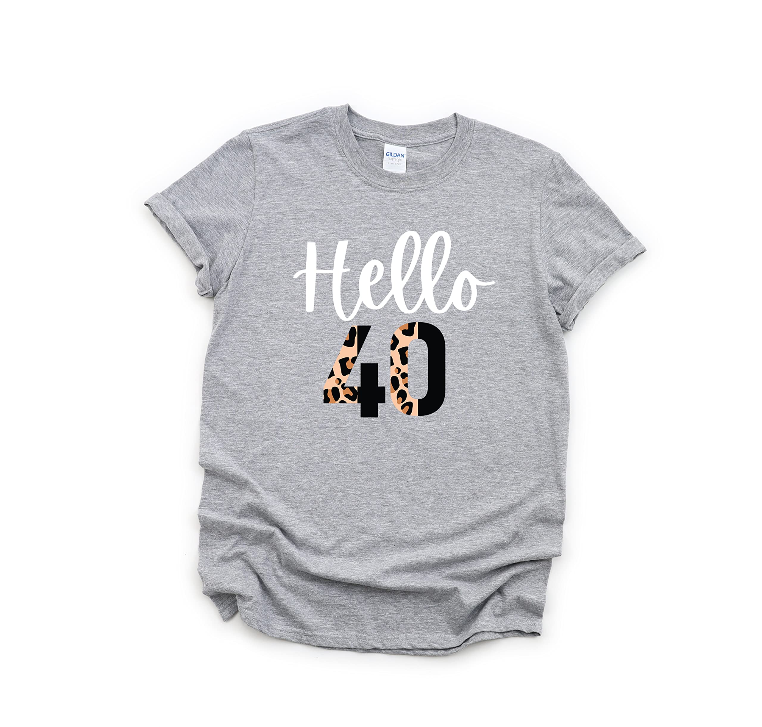 Hello Forty Shirt for Women | 40th Birthday T-Shirt | Funny Fortieth Birthday Gift Idea | Perfect for Birthday Trips & Celebrations | Trendy & Comfortable Birthday Apparel