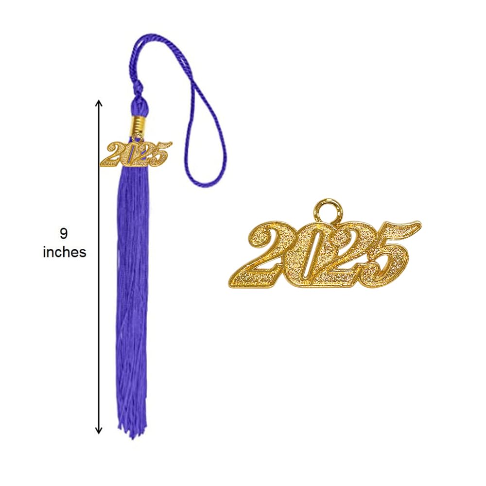 2025 Graduation Cap Tassel with Year Charm - Happy Secret Graduation Ceremony Accessories for High School & College Graduates - Perfect for Commencement, Photo Shoots & Keepsakes