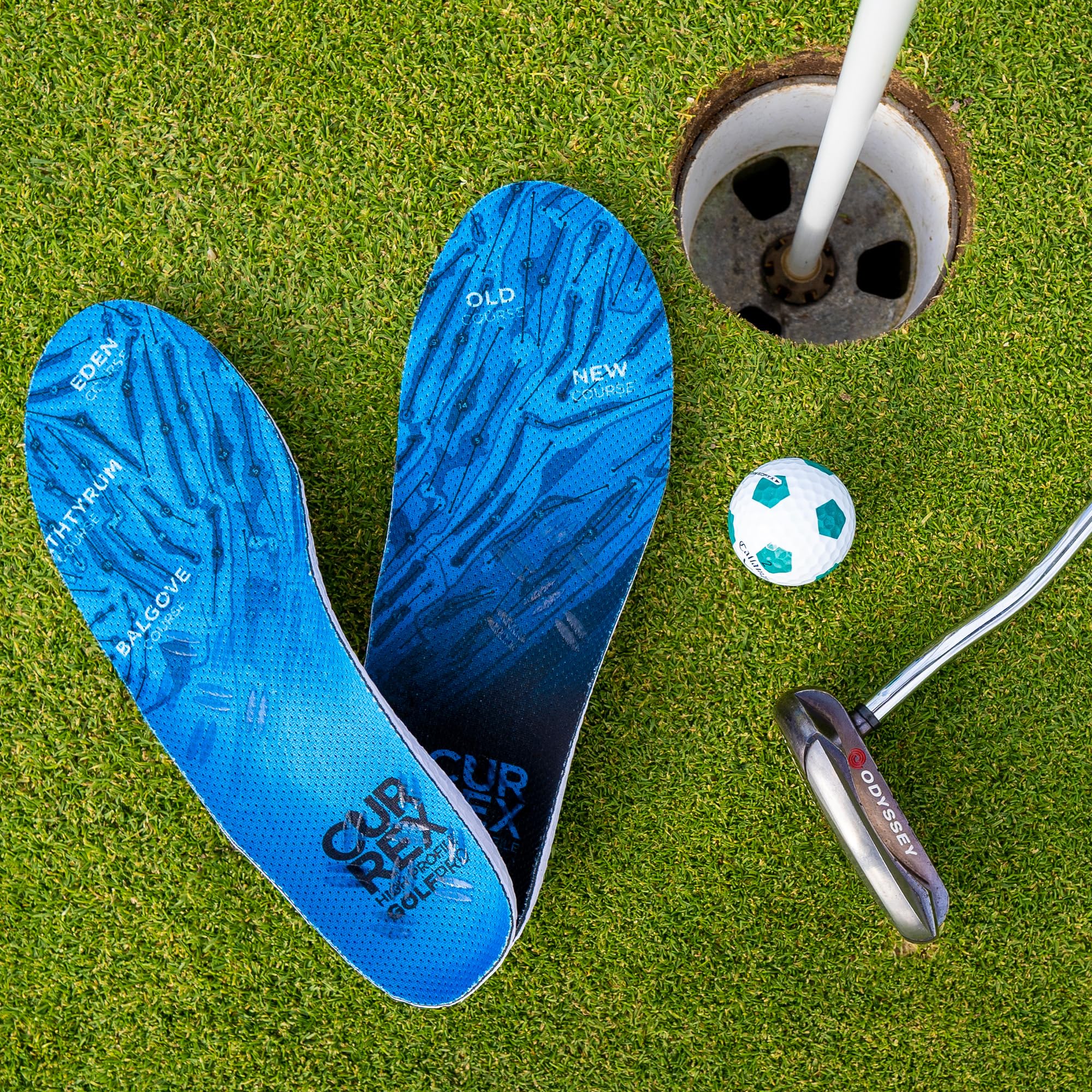 **CURREX GolfPro Insoles for Golf Shoes – Arch Support Insoles for Men & Women – Improve Balance, Stability & Comfort – Relieve Foot & Heel Pain – Low Arch Support – Perfect for Walking, Running & Golfing**