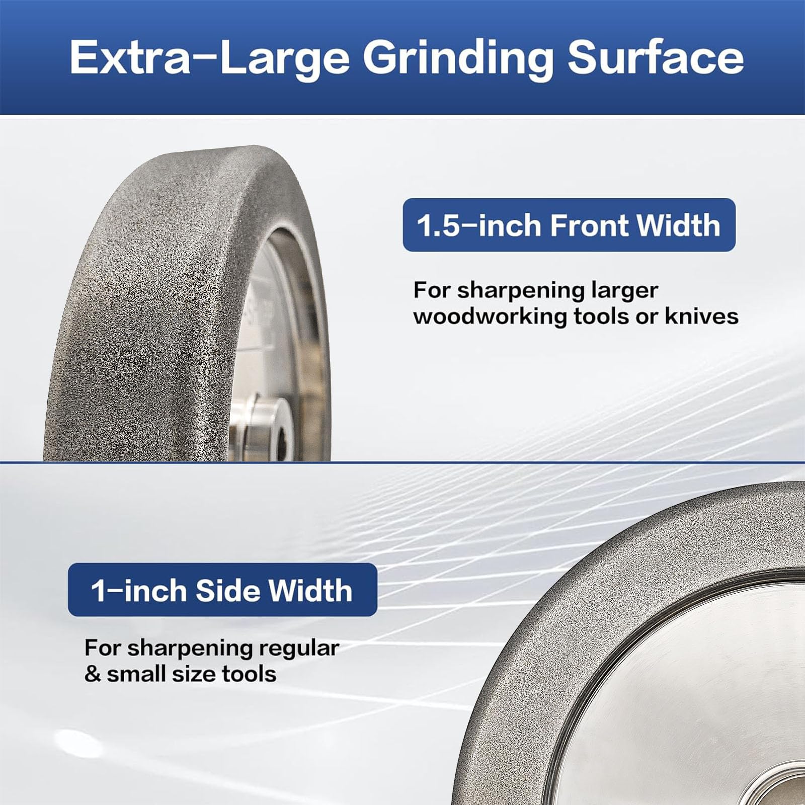 4 in 1 Plus CBN Grinding Wheel 8 Inch - 1.5