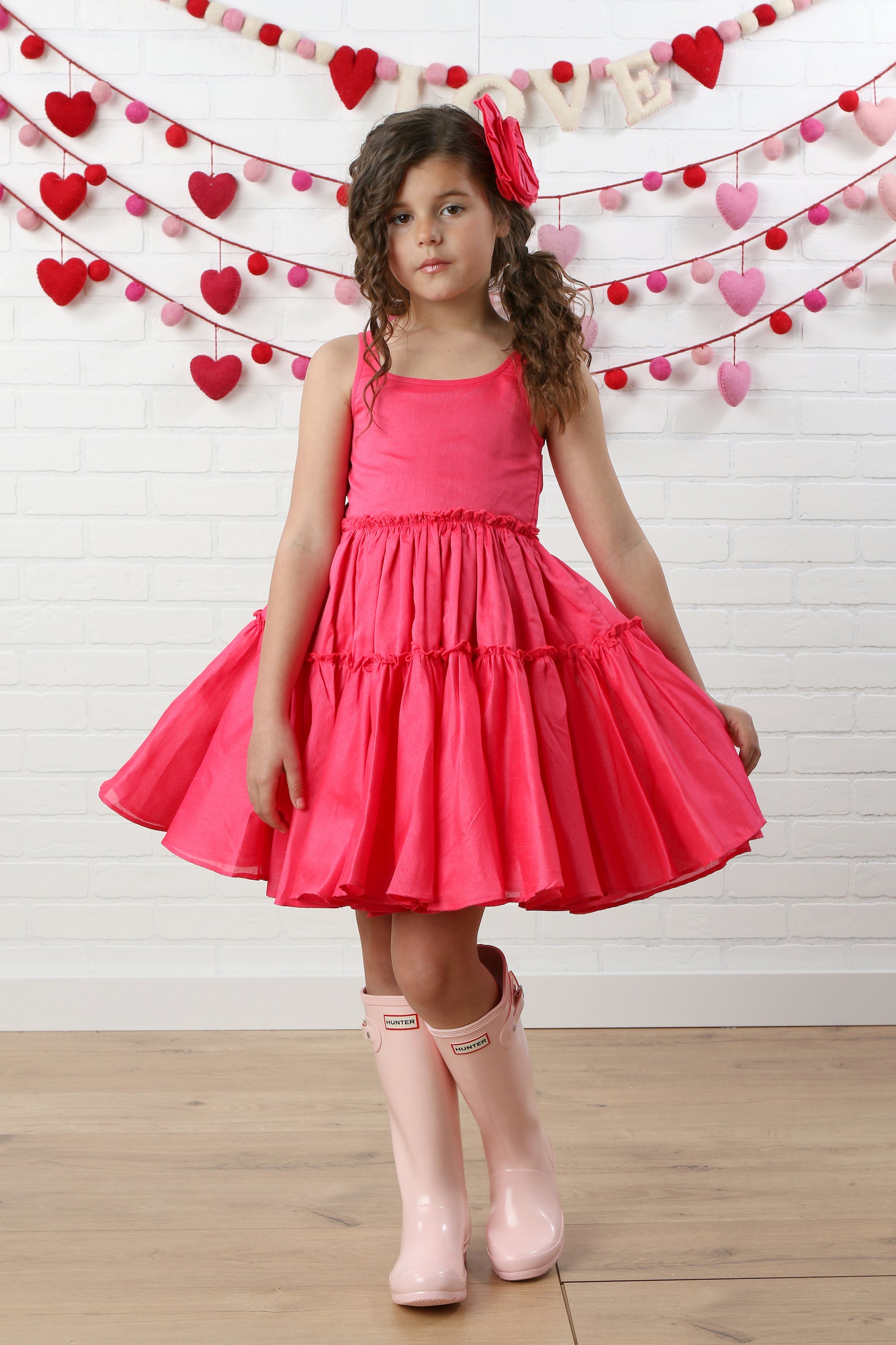 Elegant Hot Pink Twirl Dress for Women - Perfect for Parties, Dances & Special Occasions | Flowy A-Line Summer Dress