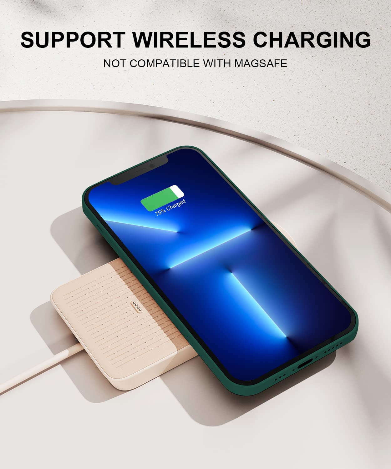 Premium Shock-Absorbing Silicone Card Case for iPhone 13 Pro (6.1 inch) - Slim Wallet Phone Cover with Secure Card Holder - Perfect for Everyday Use, Travel & Hands-Free Convenience (Teal)