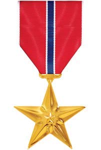 MEDALS OF AMERICA EST. 1976 - Authentic Bronze Star Medal (BSM) with Anodized Finish - Military Awards, Collectibles & Display for Veterans, History Enthusiasts - Perfect for Shadow Boxes, Memorial Displays & Gift Giving
