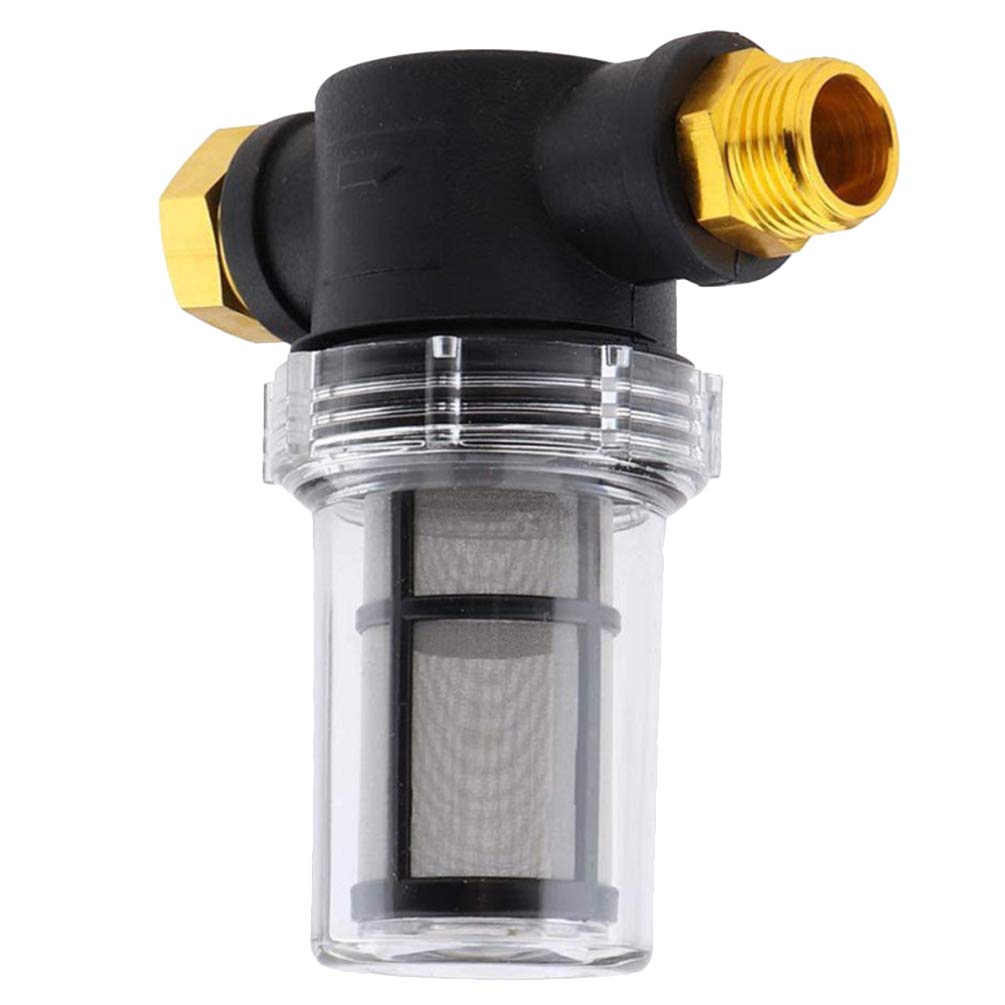 WINOMO Garden Hose Filter - Sediment Water Filter Attachment for Pressure Washers & Outdoor Gardening | Improves Water Quality for Plants, Car Washing & Pool Filling