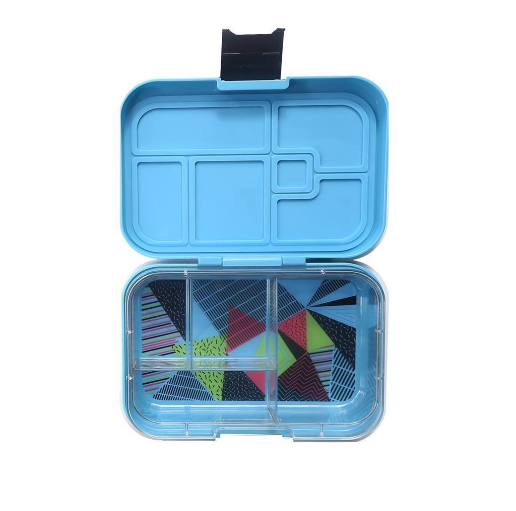 Munchbox Mega 4 Electric Blue - Premium Insulated Lunch Box for Kids & Adults - Perfect for School, Work, Picnics & Outdoor Activities