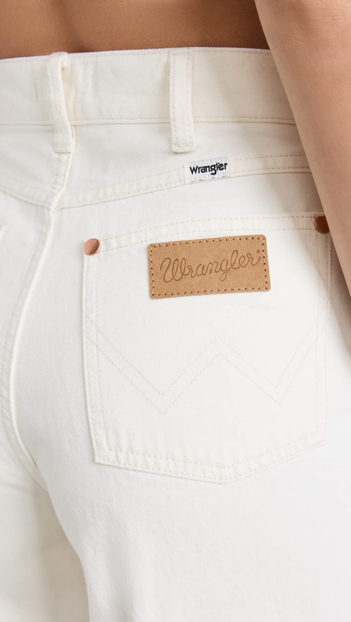 Wrangler Women's Worldwide High Rise Wide Leg Jeans - Comfortable Stretch Denim Pants for Casual Wear & Everyday Outfits | Perfect for Work, Travel & Weekend Style