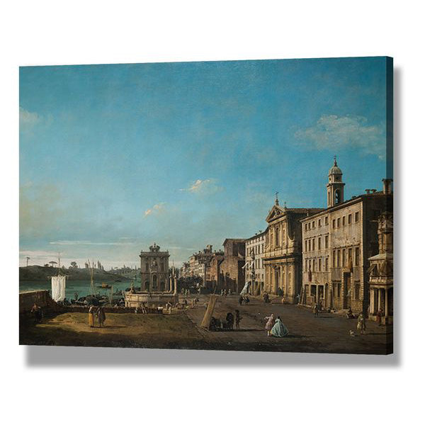 Bernardo Bellotto Wall Art Decor for Living Room - Premium Canvas Print - Perfect for Home, Office & Gallery Display