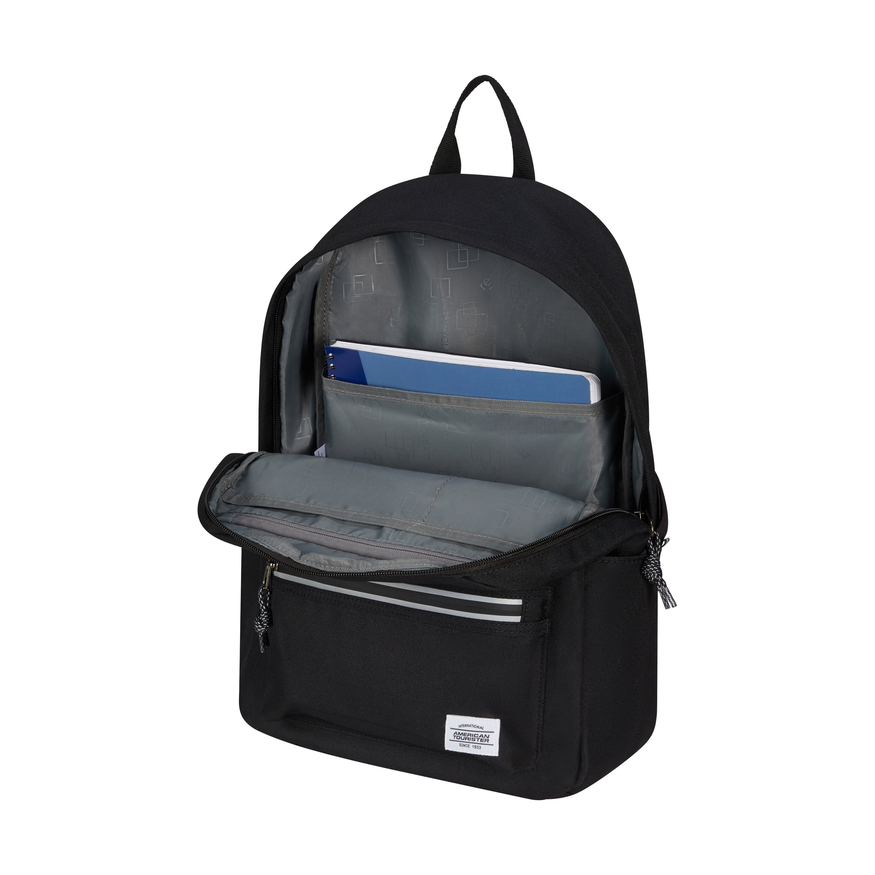 American Tourister BrightUp Backpack - Lightweight Travel Backpack with USB Charging Port, Water-Resistant Material for School, Work & Outdoor Adventures