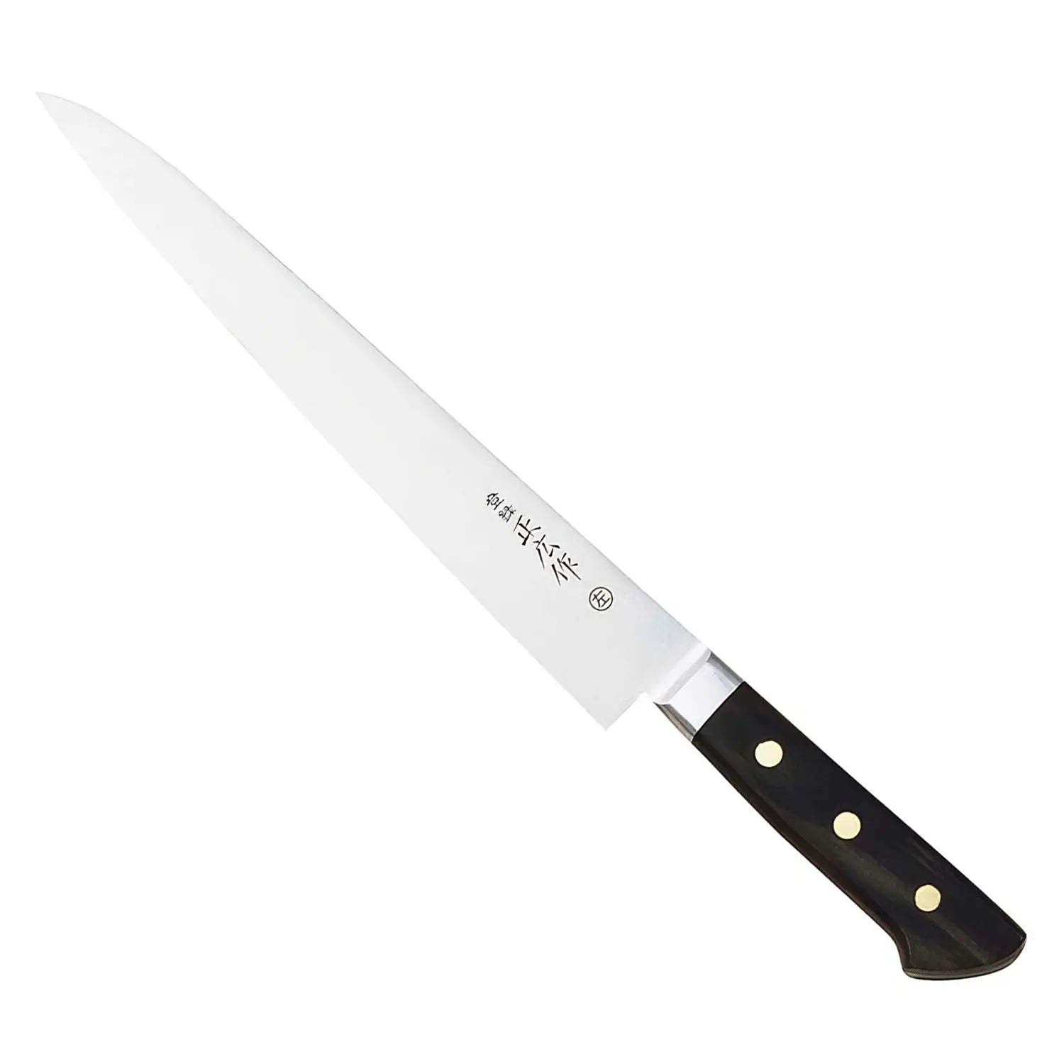 Masahiro Japanese Steel Sujihiki Knife for Left Handed - High Carbon Stainless Steel Slicing Knife for Sushi, Meat & BBQ - Perfect for Professional Chefs & Home Cooking