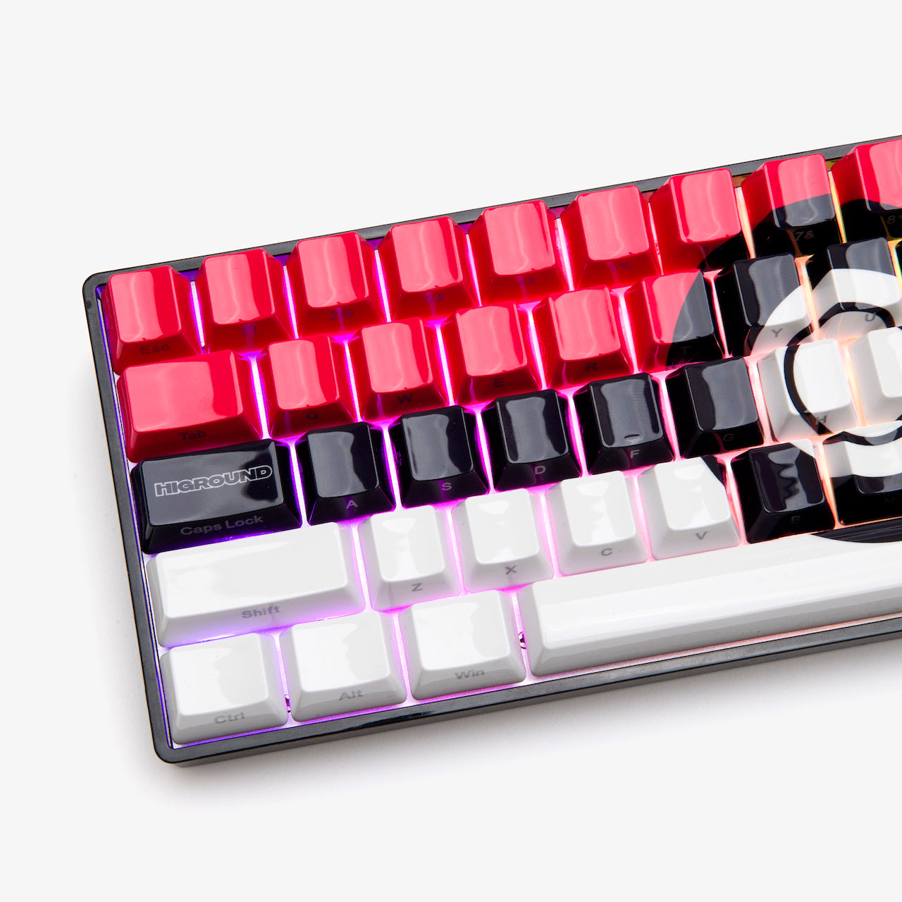 Pokémon + HG Basecamp 65 Mechanical Keyboard with Custom Poké Ball Keycap - Perfect for Gaming, Typing & Collectors | Compact 65% Layout for PC & Mac