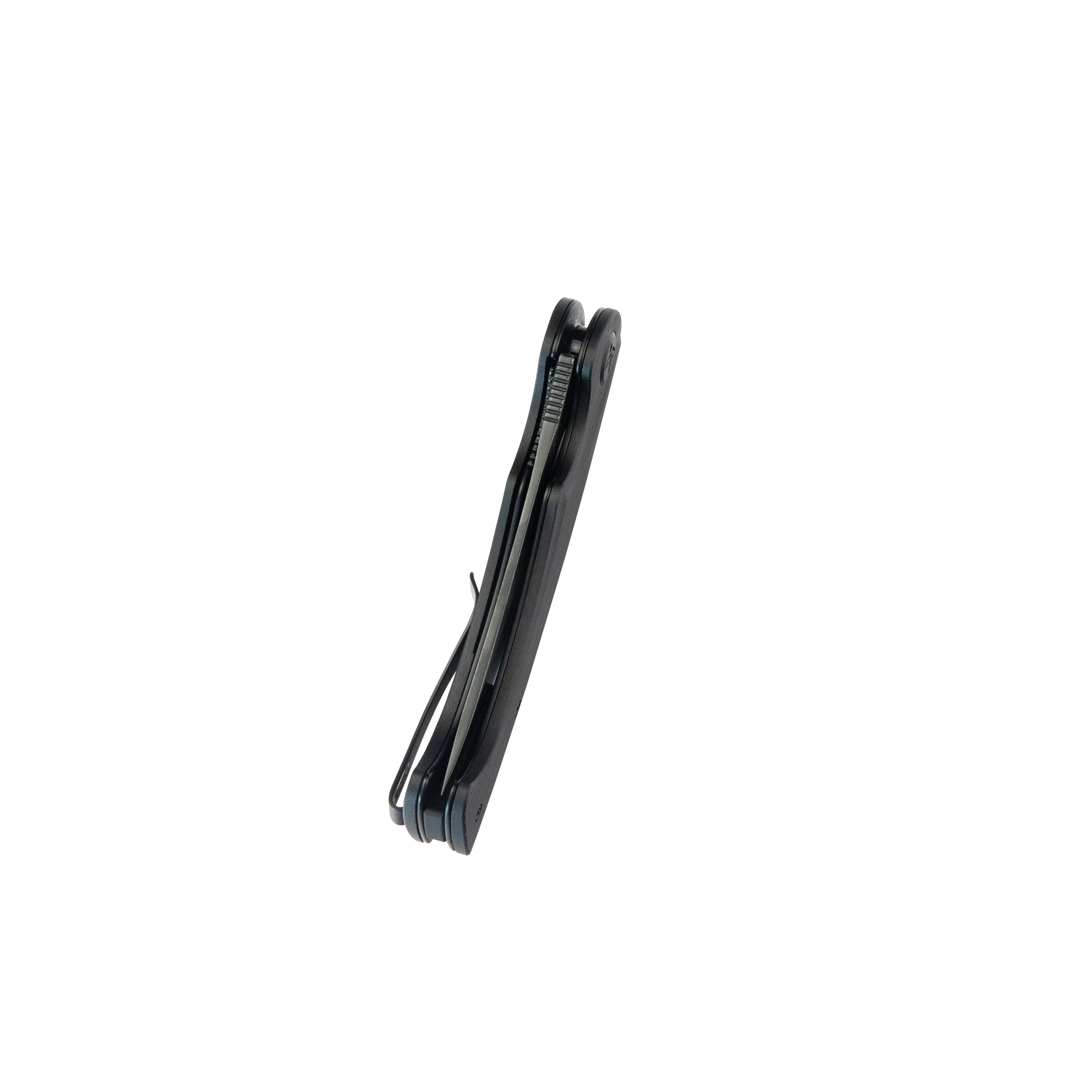 Scimitar Liner Lock Folding Knife - Black G10 Handle, 3.46