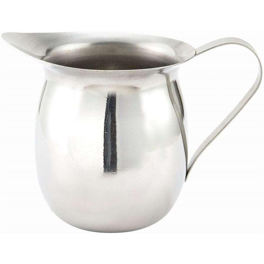 Winco 10 Oz Stainless Steel Bell Creamer - Perfect for Coffee, Tea & Milk Pouring in Restaurants, Cafes & Home Kitchens
