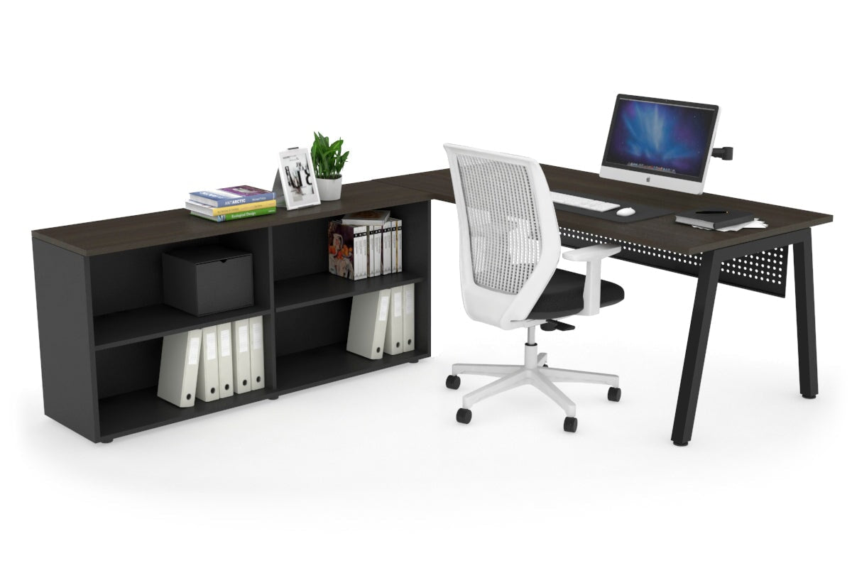 Quadro A Executive Office Chair - Black Frame [1800L x 700W] - Ergonomic Desk Chair for Home Office & Conference Room