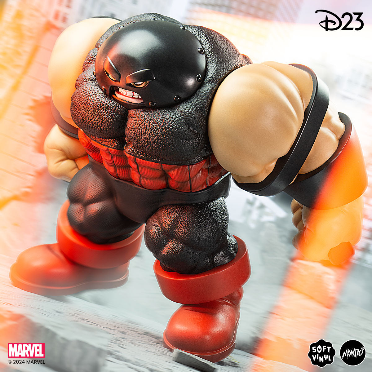 Juggernaut Soft Vinyl Figure - Black Suit Variant Collectible Toy for Marvel Fans | Perfect for Display, Gifts, and Action Figure Collections