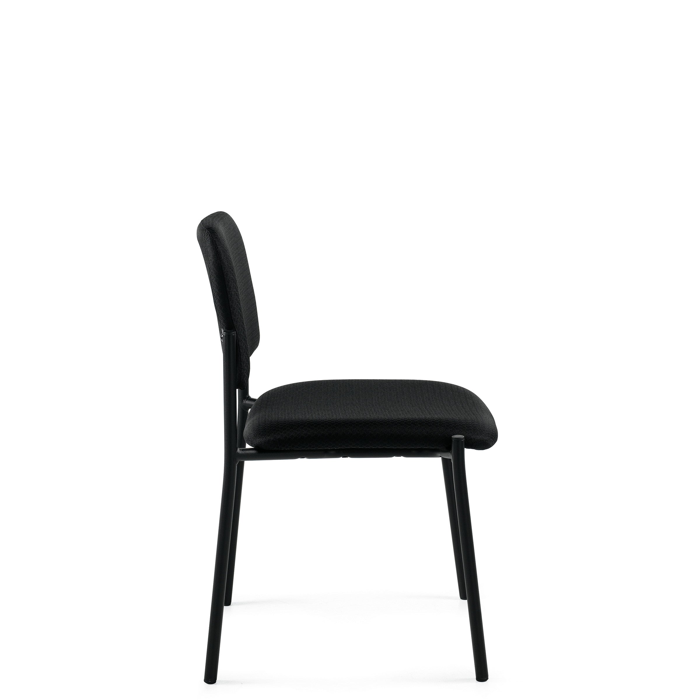 OTG2748 Armless Stackable Chairs - Set of 2 for Dining, Office, or Event Seating - Space-Saving Stacking Chairs for Home and Commercial Use