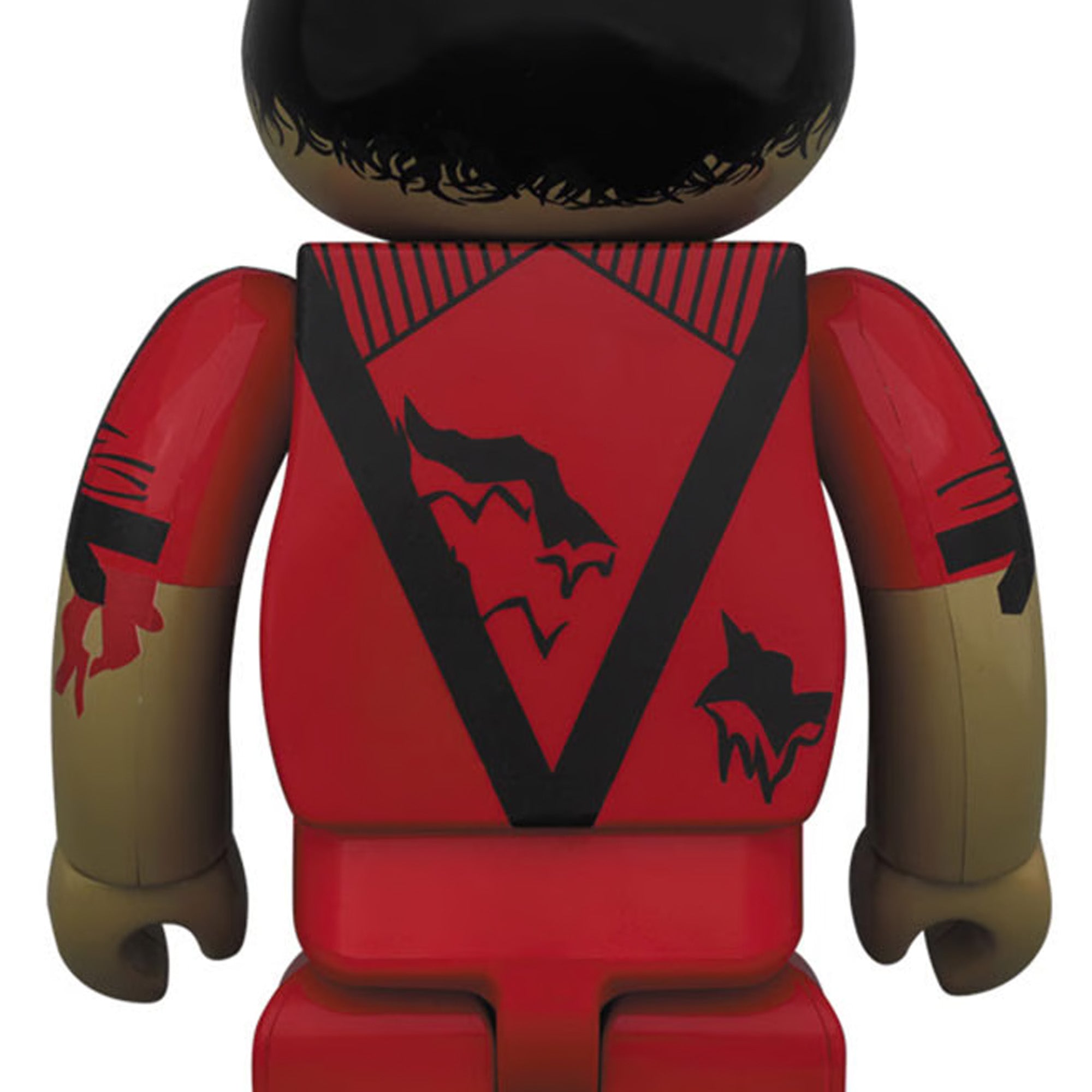 Bearbrick Michael Jackson Zombie 100% & 400% Collectible Figure Set - Limited Edition Red (2019) | Pop Culture Memorabilia for Display & Investment