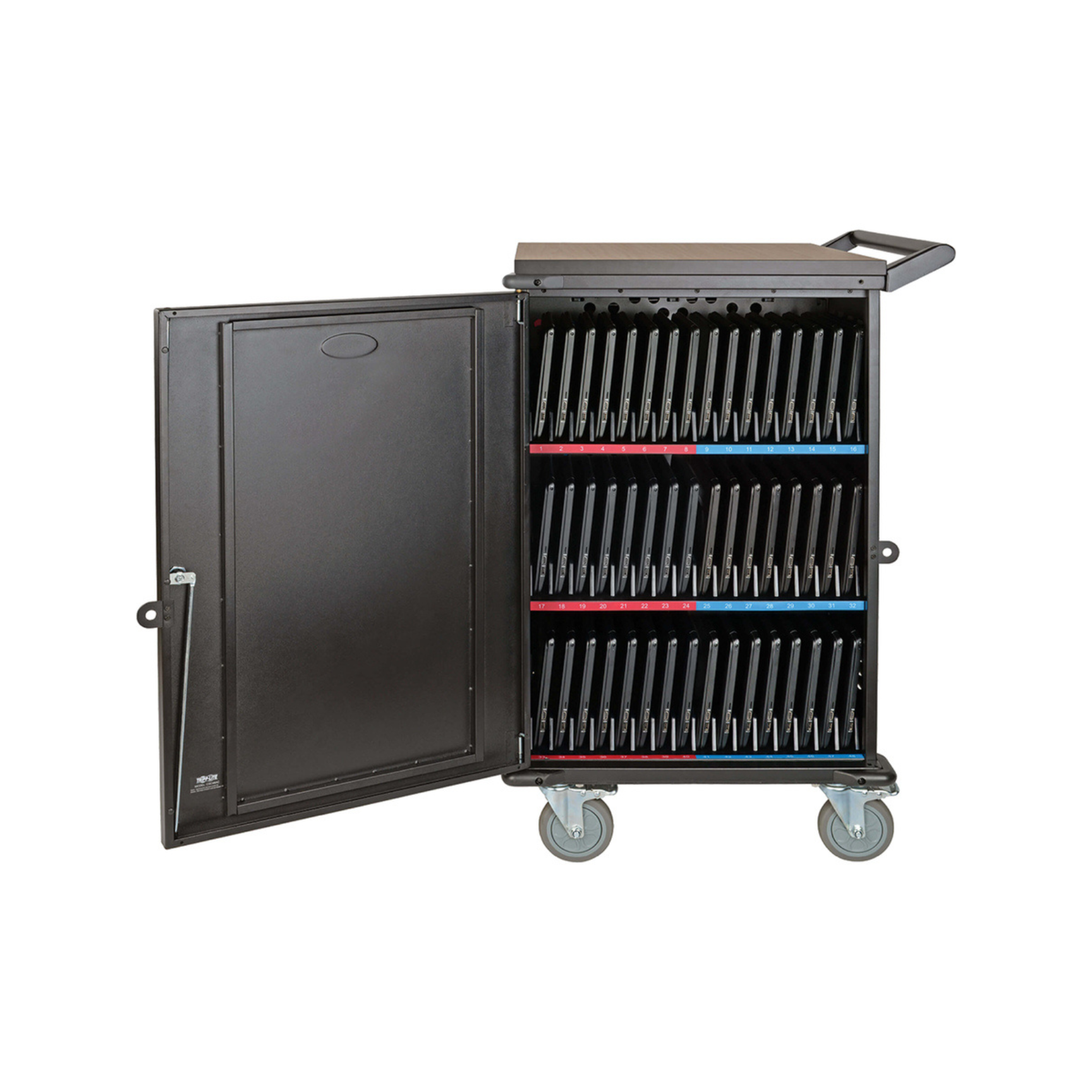 Tripp Lite 45-Device AC Charging Station Cart - Mobile Device Charging Solution for Schools, Offices & Classrooms