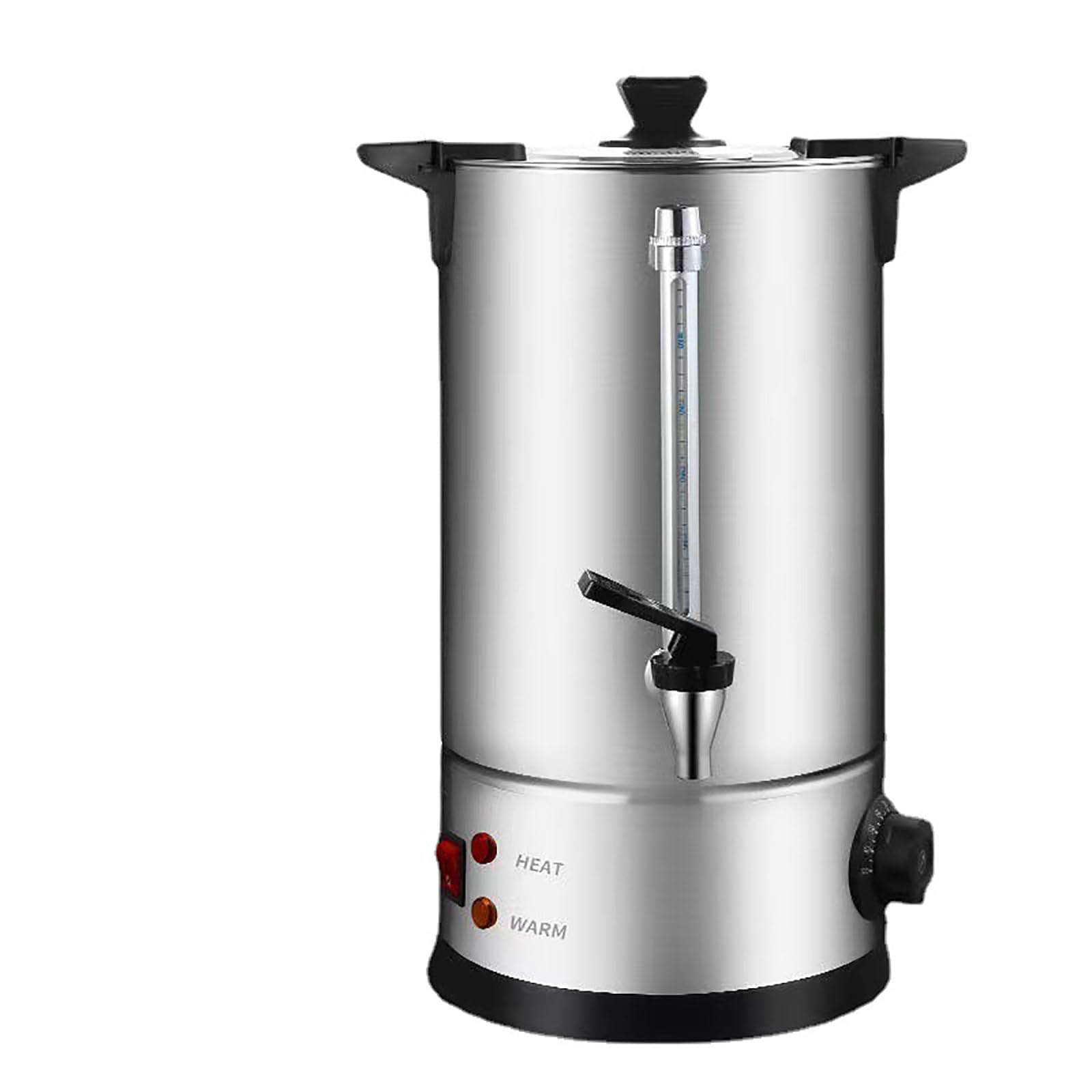 65 Cup (10L) Commercial Electric Coffee Percolator - Fast Brew Stainless Steel Coffee Urn with Filter for Restaurants, Offices & Large Events - Hot Water Dispenser & Coffee Maker for Catering, Parties & Church Gatherings