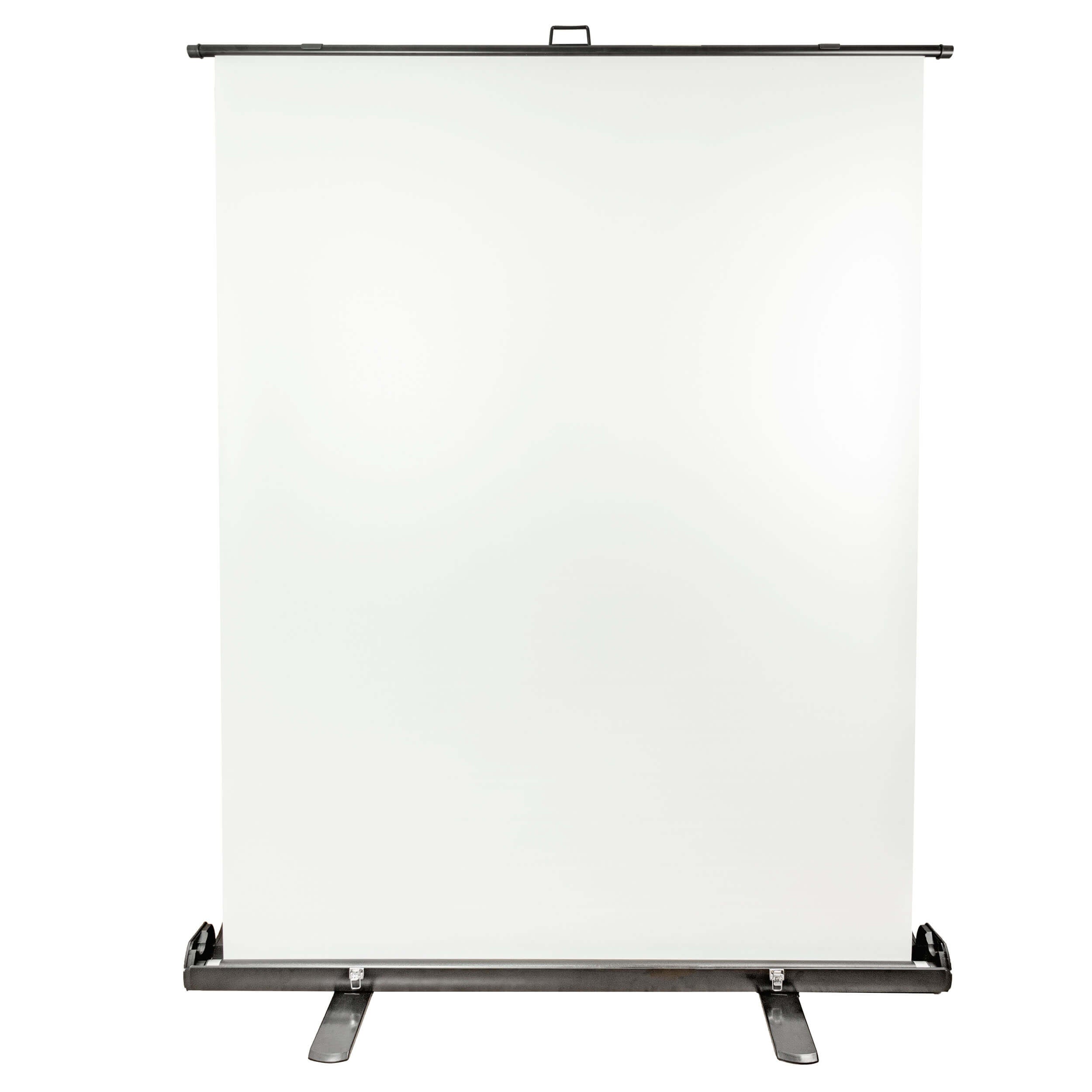1.5m x 2m Roller Banner Stand with White Background - Portable Advertising Display for Trade Shows, Events & Retail Stores