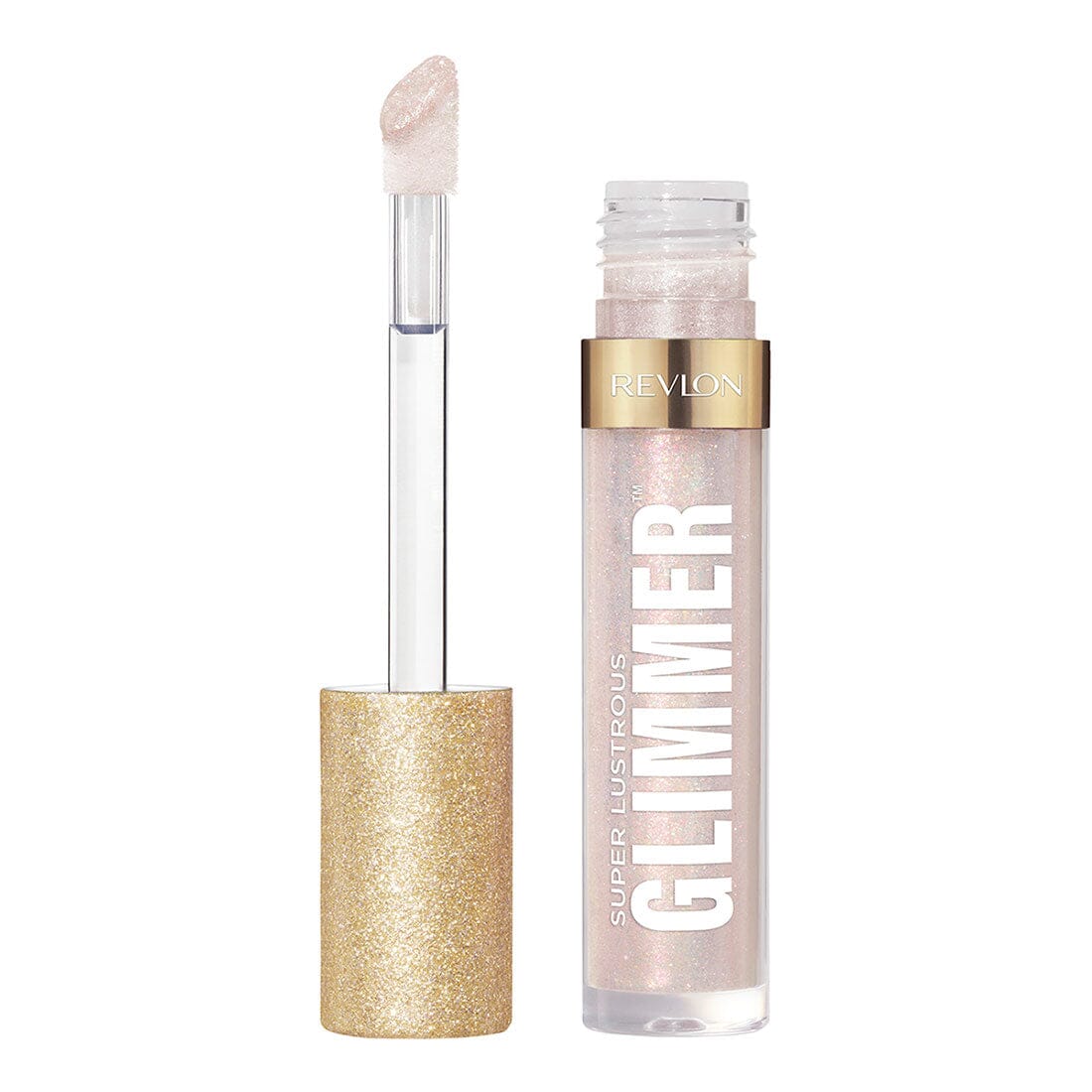 Revlon Super Lustrous Glimmer Gloss - Diamond Drama Shine, 3.8ml Lip Gloss for Women | Perfect for Date Night, Parties & Everyday Wear