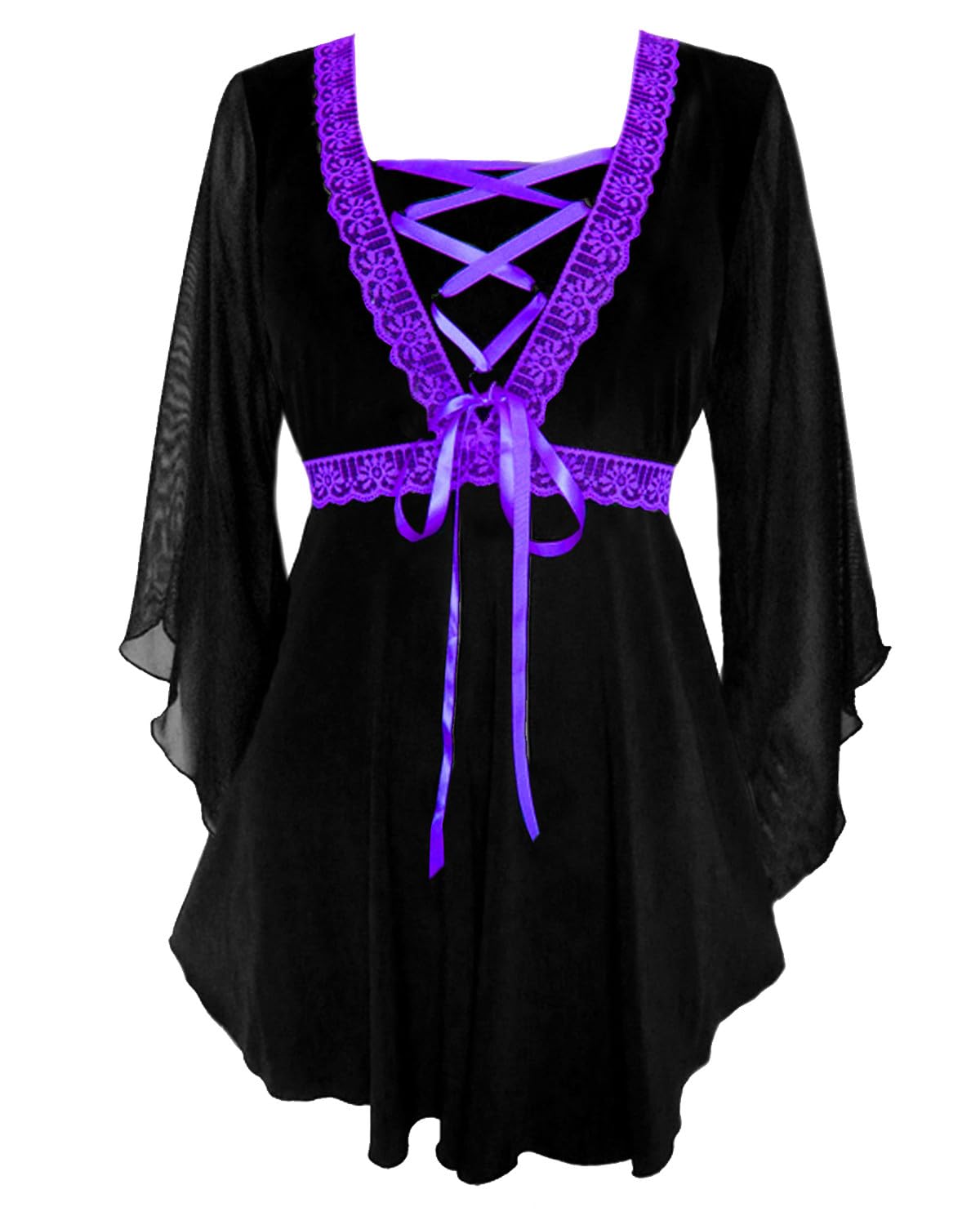Victorian Gothic Corset Top for Women - Elegant Medieval Blouse for Halloween, Cosplay & Everyday Wear | Perfect for Themed Parties, Renaissance Fairs & Gothic Fashion