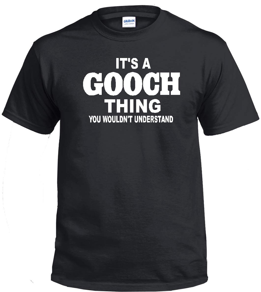 STUFF WITH ATTITUDE Gooch Thing Black Graphic T-Shirt for Men - Cool Streetwear Tee for Casual Wear, Concerts & Everyday Outfits