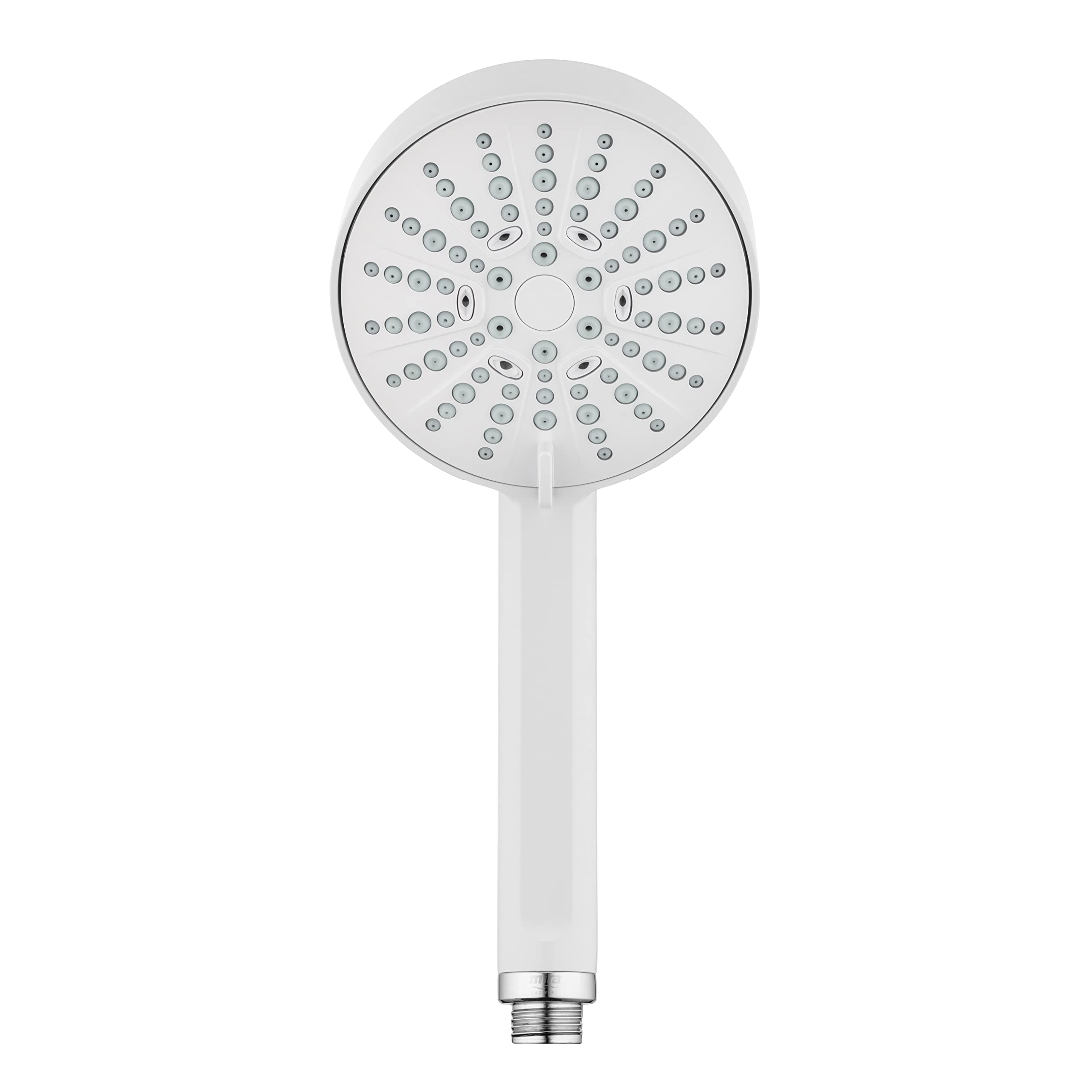 Mira Showers Beat Handheld Shower Head - 4 Spray Settings, 110mm White (Model 1.1605.238) - Perfect for Bathroom Renovation & Spa-Like Shower Experience
