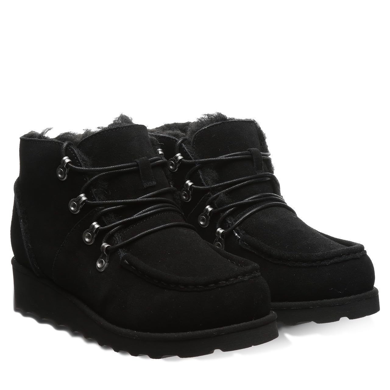 BEARPAW Women's Malinda Suede Winter Boots - Comfortable & Warm Ankle Booties for Casual Outfits, Snow Days & Outdoor Adventures