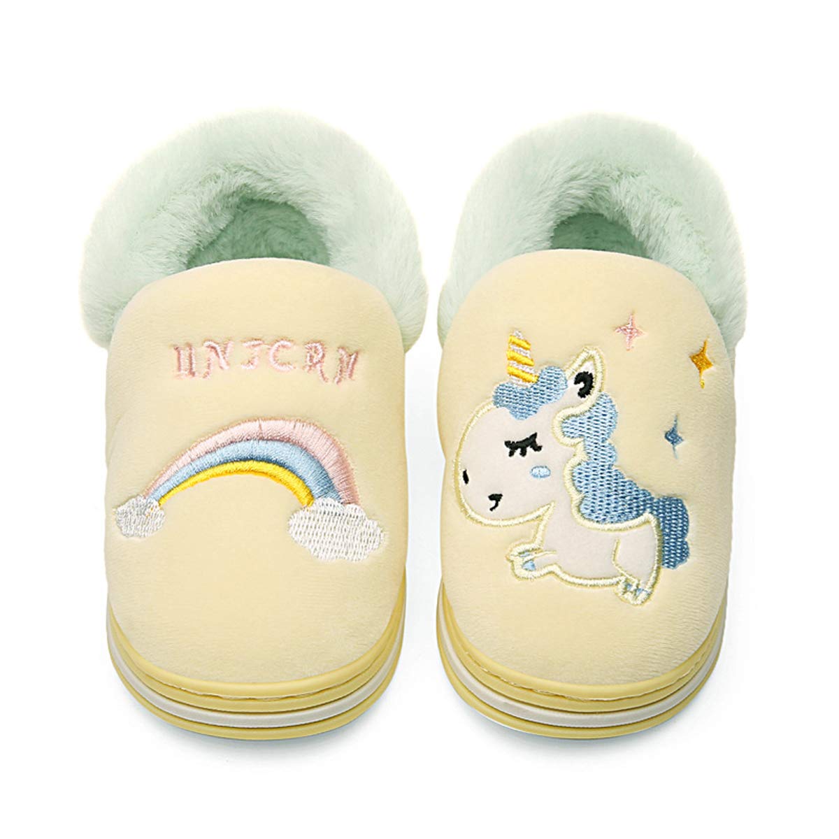 **Warm Fuzzy Kids House Slippers for Boys & Girls - Cozy Indoor Bedroom Shoes for Winter Comfort - Perfect for Home, Playtime & Relaxation**