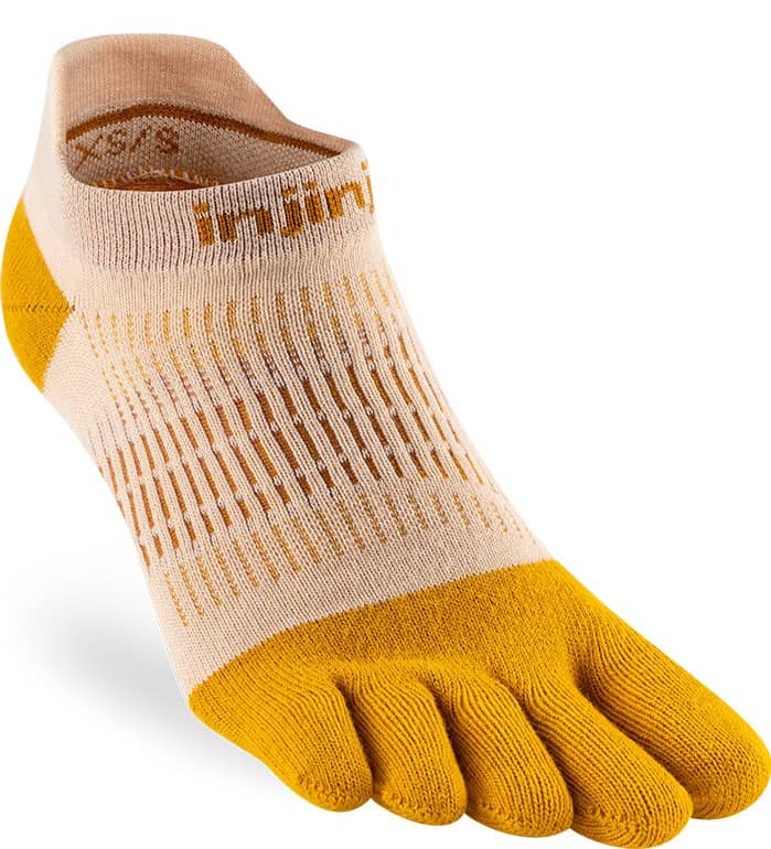 Injinji Run Lightweight No-Show Toe Socks for Women - Breathable & Comfortable Running Socks for Marathon, Gym & Outdoor Activities