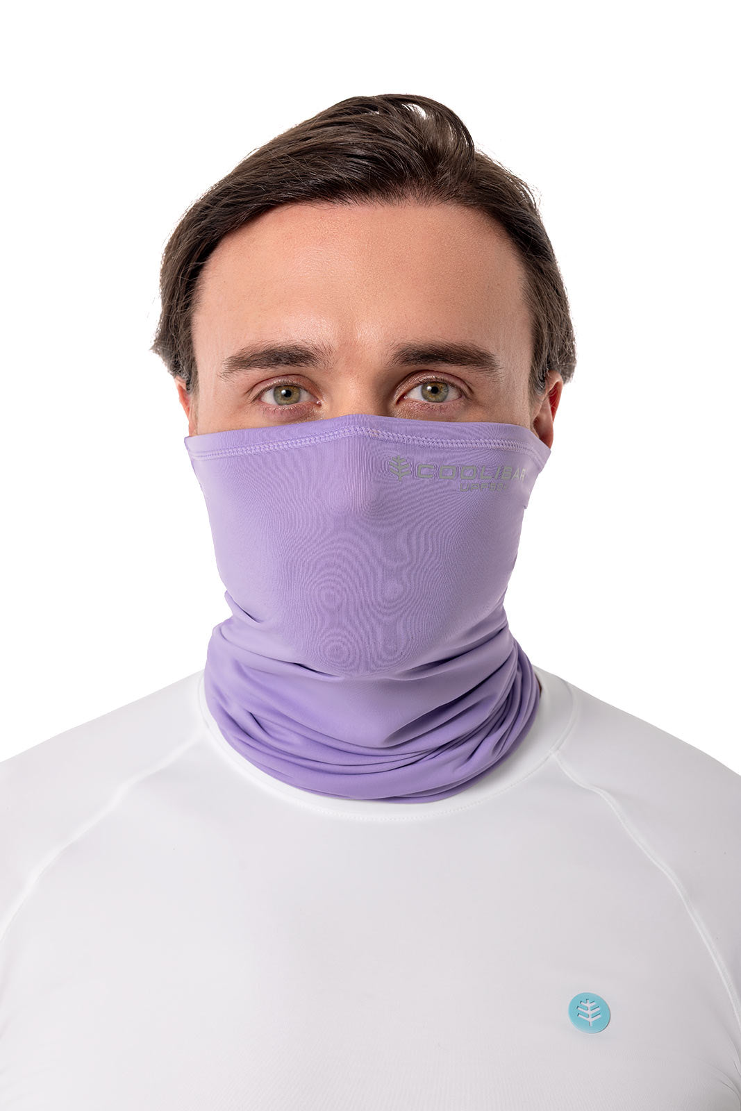 Unisex Virasana Performance Sun Gaiter - UPF 50+ UV Protection, Breathable & Lightweight for Hiking, Running, Cycling - Lavender Color